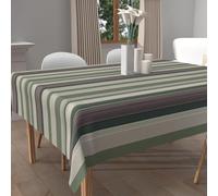 Soleil d'ocre, Mantel Impreso Antimanchas Cuadrado 180x180 cm BAYADERES Caqui