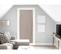 Soleil d'ocre Panama Visillo para Puerta Ventana Topo Algodón Crudo 70 x 200 cm