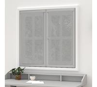 Soleil d'ocre Par de visillos 45X90 cm Linoen Gris