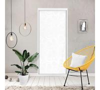 Soleil d'ocre Visillo para Puerta Ventana Circle, Blanco, 90 x 200 cm