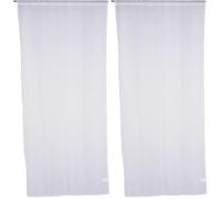 Soleil d'ocre Visillo para Puerta Ventana Maelis, Blanco, 90 x 200 cm (Paquete de 2)