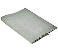 Soleil d'ocre Visillos para Ventana Algodón Panama, Gris, 60 x 120 cm