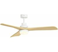 Soler & Palau 5316418500, Ventilador de techo, Blanco, Madera, Para techo, Acero, 54 dB, 210 RPM