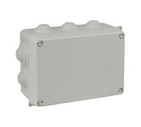 Solera® 153×110×65 mm IP55 Caja de derivación externa estanca IK08 con conos • 716 • Gris • 1 unidad