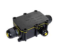 SOLERA 43015 Caja de Empalmes Aérea para Exterior Estanca con 3 Prensaestopas para Exterior, Ip68, Blanco