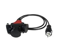 Solera 5586cob - prolongador con clavija bipolar con t lateral 16a y