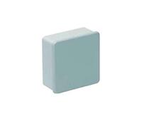 Solera 604C - Caja estanca con conos. De 80 x 80 x 35. 7 conos para tubo Ø máximo 20 (M20). Color gris.