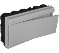 Solera 680CG - Conjunto de caja, tapa,marco y puerta gris.Para caja ICP y distribución. De 348x188x55.Empotrar.