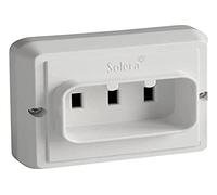 Solera 6827 - Base bipolar con toma tierra 25a 250v