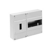 Solera 697B - Caja para ICP y distrib.Superficie.De 277x188x55.Distribución hasta 8 elementos.Blanco.