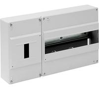 Solera 698B - Caja para ICP y distribución.348x188x55.Distribución hasta 12 elementos.Color blanco.Superficie.