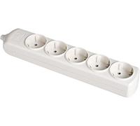 SOLERA 8005 - Regleta/Base múltiple sin Cable de 5 enchufes, Color Blanco