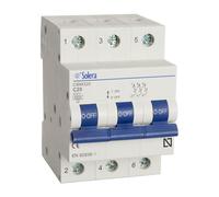 Solera® CBM320 Interruptor Magnetotérmico, C20, 3P, 3M, 6 kA, 20 A • 1 unidad