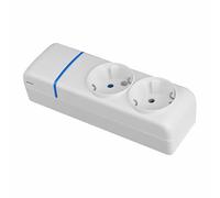 Solera Regleta Enchufes 2 Tomas sin Interruptor 8002p 250 V 16 A
