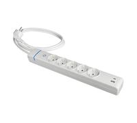 Solera regleta enchufes 5 tomas con interruptor 51ilac usb 250 v 16 a