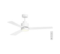 Soler & Palau Ventilador de techo HTD-130 DC – 130 cm, 40 W, Luz LED, Mando a distancia, Blanco