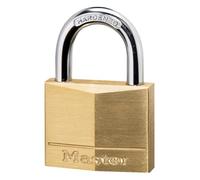 Solid Padlock, Protección de Corrosión, Brass, Sold as 1 Each