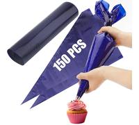 Solidchoice - 150 bolsas para manga pastelera de 20 pulgadas - Bolsas desechables para manga pastelera - Bolsas gruesas - Resistentes al desgarro - Para decoración de pasteles - Material LDPE duradero