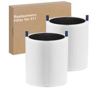 Solidchoice - 2 filtros de repuesto para purificador de aire, tipo H13 HEPA con carbón activado