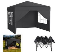 Solidchoice - Gazebo plegable de 3x3 metros con protección impermeable