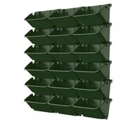 Solidchoice - Jardín vertical colgante con 18 bolsillos, ideal para jardín y balcón