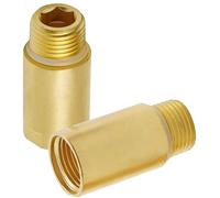 Solidchoice - Juego de 2 extensiones de latón para grifos de agua potable y calefacción