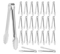 Solidchoice - Juego de 24 pinzas de acero inoxidable para servir, de 13 cm de longitud