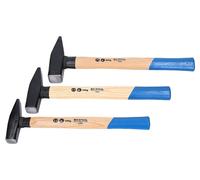 Solidchoice - Juego de 3 martillos con mango de haya