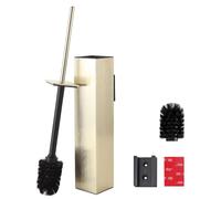 Solidchoice: Juego de cepillos para inodoro de montaje en pared con diseño moderno
