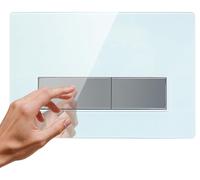 Solidchoice - Panel de control para inodoros, compatible con Geberit Sigma, UP300 y UP320, con kit de elevación para el mecanismo de descarga y estructura de montaje