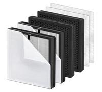 Solidchoice - Paquete de 4 filtros HEPA de repuesto para purificador de aire