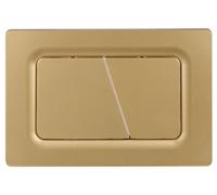 Solidchoice - Placa de accionamiento para inodoro con estructura de instalación y botón pulsador, compatible con las series Sigma y UP300/UP320 (dorado mate)