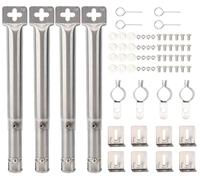Solidchoice: Rejilla para parrilla de acero inoxidable, compatible con parrillas de gas y carbón