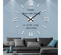 Solidchoice - Reloj de pared decorativo para el hogar con números autoadhesivos