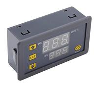 Solinder Sensor de Interruptor de Termostato Digital W3230 DC 12V 24V 220V para Sistemas HVAC Domésticos con Pantalla LED (Pantalla roja y azul 24 V.)