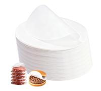 Solinorex Papel redondo para hamburguesas, 1000 unidades, diámetro de 11 cm, papel para hamburguesas, papel para hamburguesas, asar y hornear