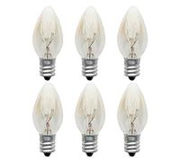 Sollee 6pack 10W E12 Saltt Lámparas Bombillas Lámpara de Roca de Sal Bombilla E12 Tornillo Bombilla Incandescente Luz de Noche Bombilla de Horno para Nevera Máquina de Coser Quemador de Cera