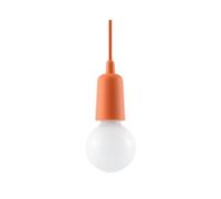 Sollux Lighting Lámpara colgante Diego SL.0584 1x60 W naranja