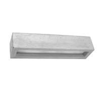SOLLUX Lámpara de hormigón Diseño único Bombilla LED Lámpara de pared de loft industrial moderna VEGA Rectángulo 50 cm