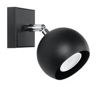 Sollux Lighting Oculare lámpara de pared 1x40 W negro SL.0443