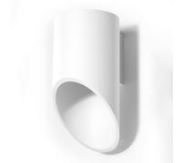 SOLLUX LIGHTING Aplique de pared Saturn 20, arriba/abajo, blanco