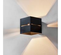 SOLLUX LIGHTING Aplique de pared Top up/down, cuerpo negro