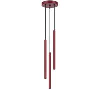 Sollux Lighting Arche lámpara colgante 3x8 W burdeos SL.2044