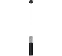 Sollux Lighting Borgio lámpara colgante 1x40 W negro-hormigón SL.0650