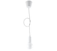 Sollux Lighting Diego lámpara colgante 1x60 W blanco SL.0569