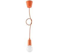 Sollux Lighting Lámpara colgante Diego SL.0584 1x60 W naranja