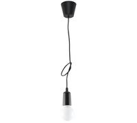 Sollux Lighting Diego lámpara colgante 1x60 W negro SL.0572