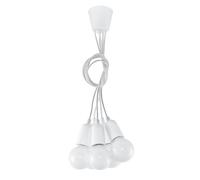 Sollux Lighting Diego lámpara colgante 5x60 W blanco SL.0571