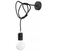 Sollux Lighting Edison lámpara de pared 1x60 W negro SL.0373