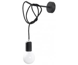 Sollux Lighting Edison lámpara de pared 1x60 W negro SL.0373
